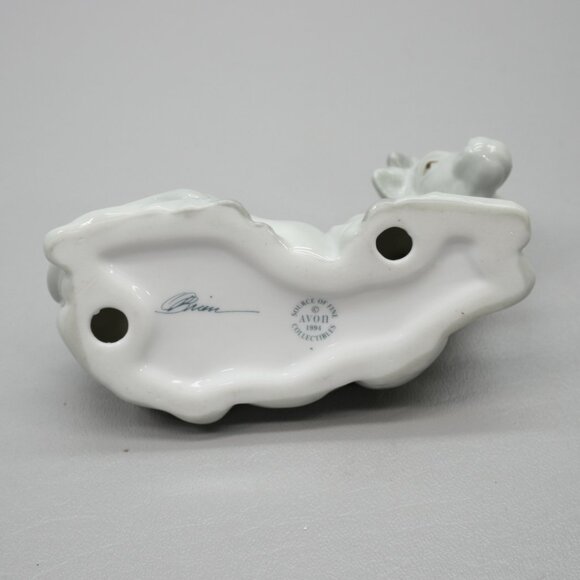 Vintage 1994 Avon Cow Bull The Bethlehem Nativity Collection Porcelain Christmas - Picture 6 of 8